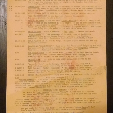 Itinerary from 1987