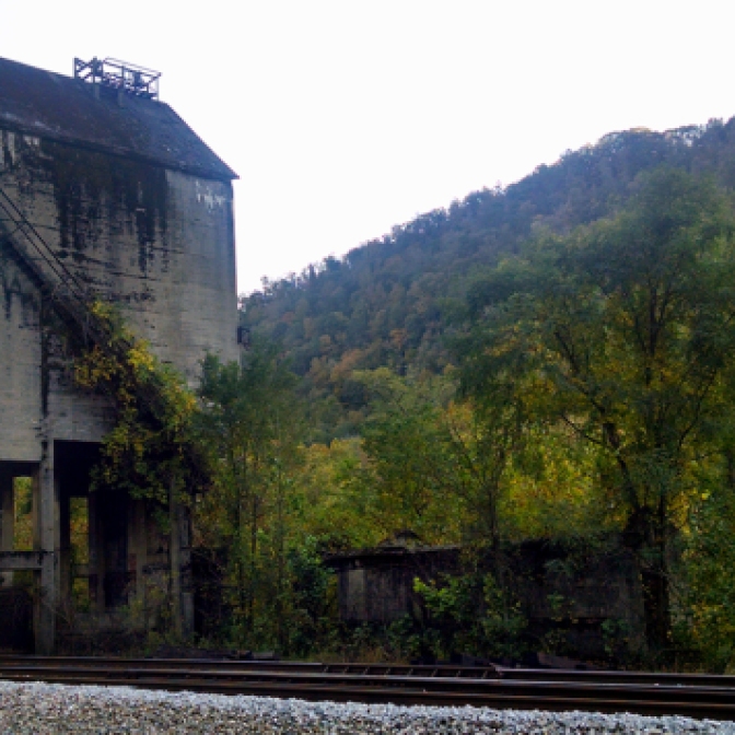 The C&O coaling tower & sand house.